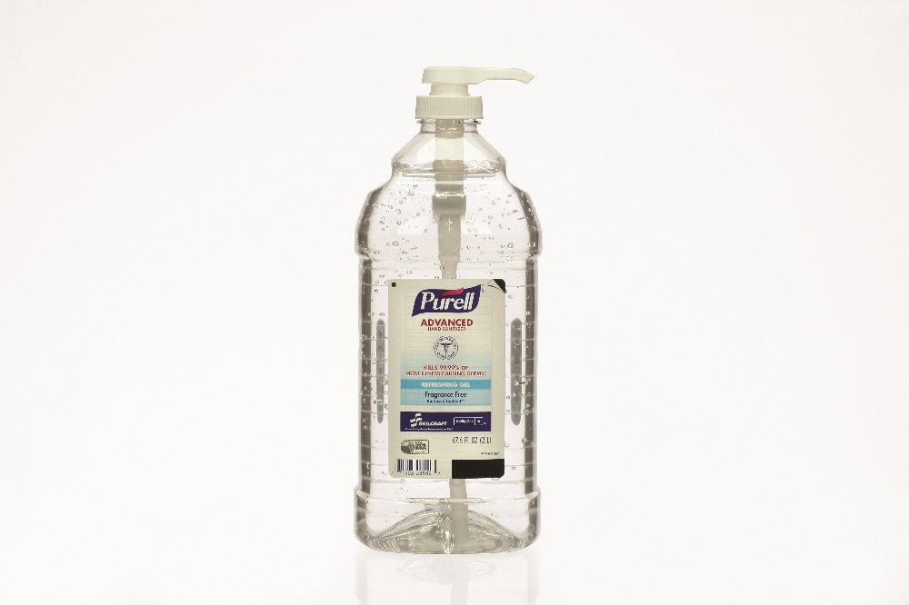 Image of Purell Skilcraft Advanced Instant Hand Sanitizer with Biobased Content, 2 Liter Pump Bottle