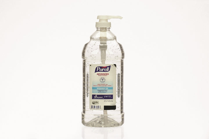 Image of Purell Skilcraft Advanced Instant Hand Sanitizer with Biobased Content, 2 Liter Pump Bottle
