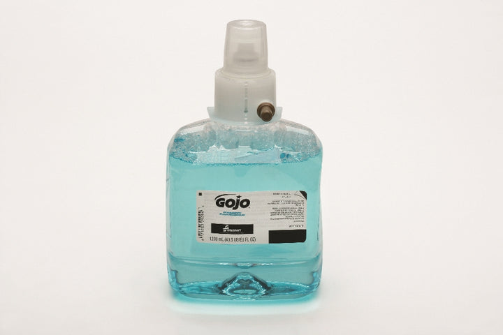 Image of Gojo Skilcraft LTX 12 Foam Hand Wash Refill, 1200 mL Dispenser Refill, Blue Pomeberry Scent