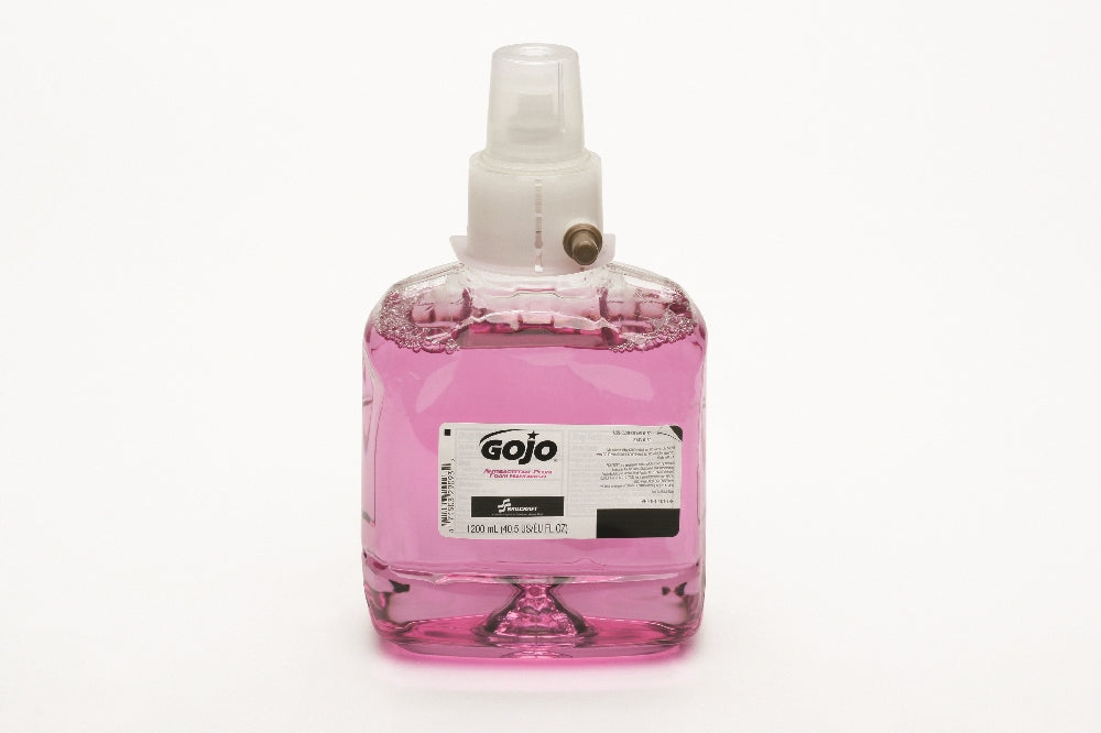Image of Gojo Skilcraft LTX 12 Foam Hand Wash Refill, 1200 mL Dispenser Refill, Clear Plum Scent