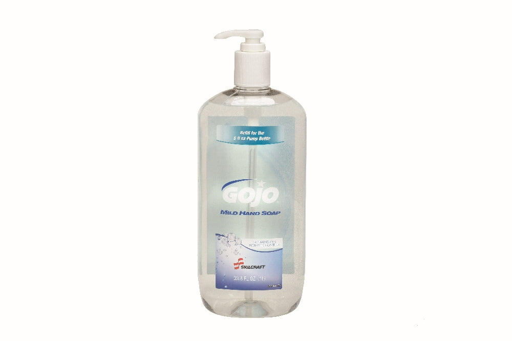 Image of Gojo Skilcraft Mild Hand Soap, 1 Liter Pump Bottle