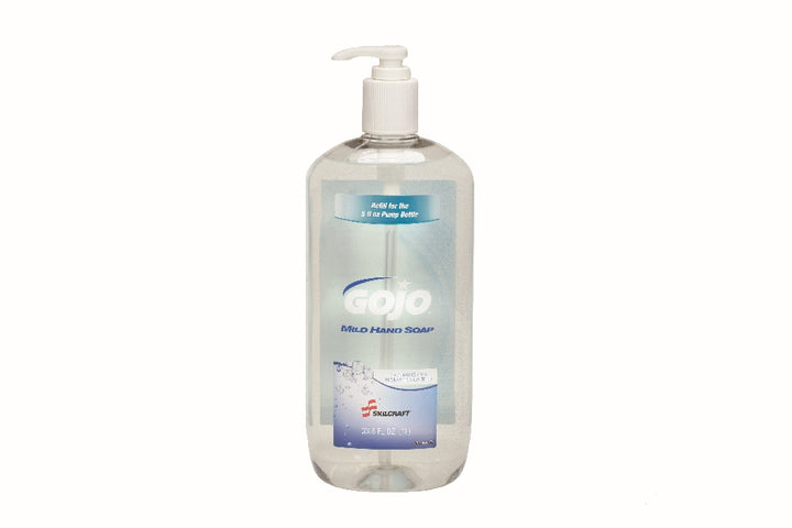 Image of Gojo Skilcraft Mild Hand Soap, 1 Liter Pump Bottle