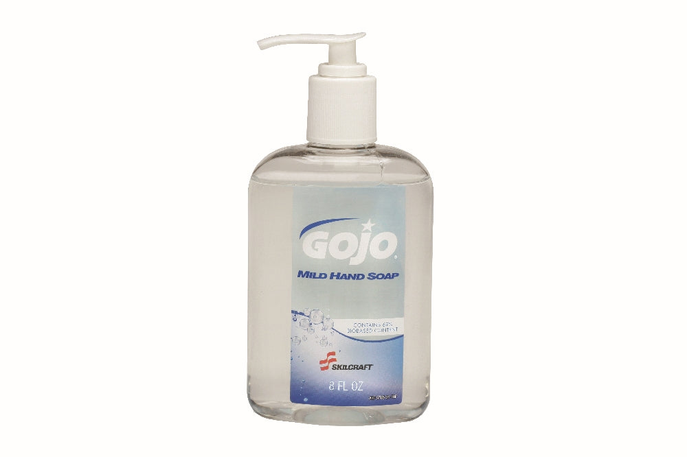 Image of Gojo Skilcraft Mild Hand Soap, 8 oz Pump Bottle