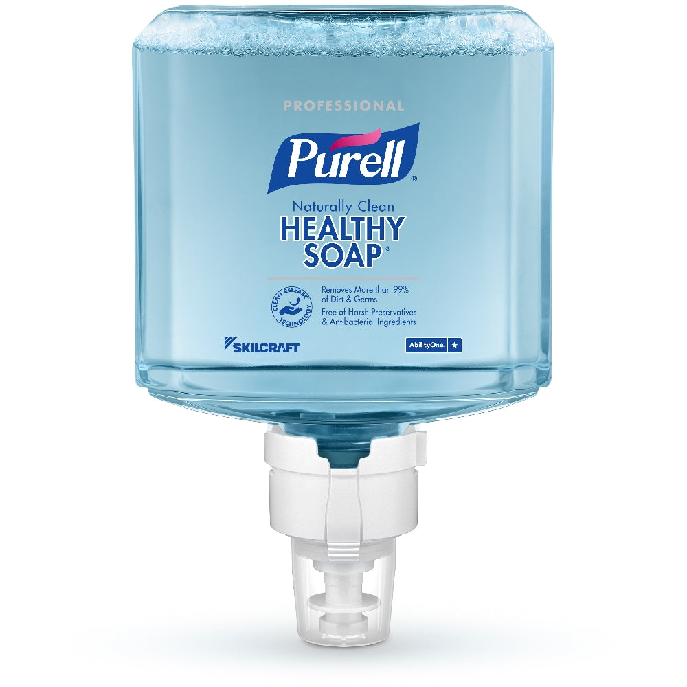 Image of Purell Skilcraft Professional CRT Healthy Soap Naturally Clean Foam Refill, 1200 mL Dispenser Refill