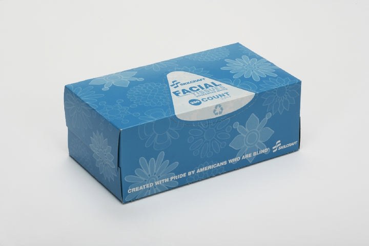 Image of Facial Tissue, 200 Tissues per Dispenser Box, Case of 6
