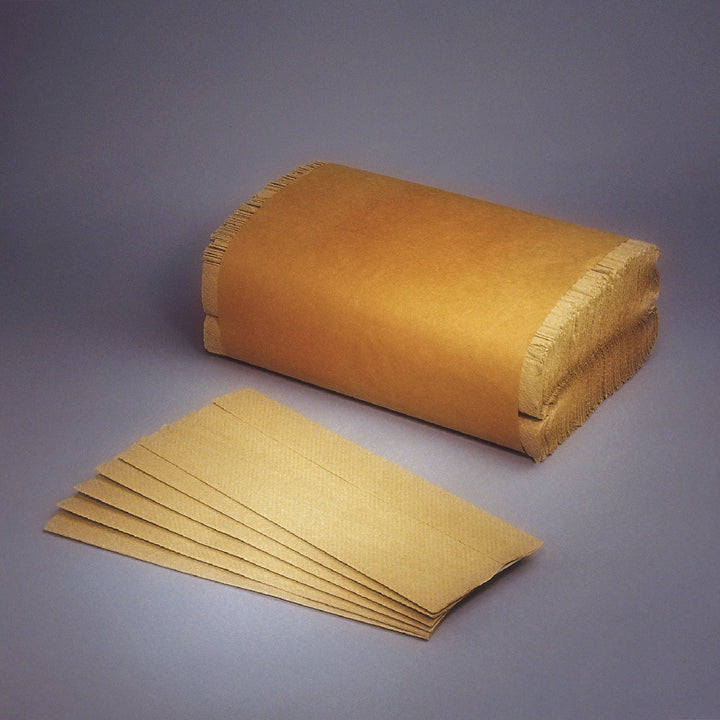 Image of C-Fold Kraft Paper Towel, 12 Bundles/Box