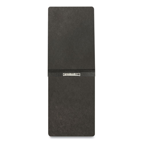 Image of Oxford Pressboard Report Cover With Reinforced Top Hinge, Two-Prong Metal Fastener, 2" Capacity, 8.5 X 11, Black/black