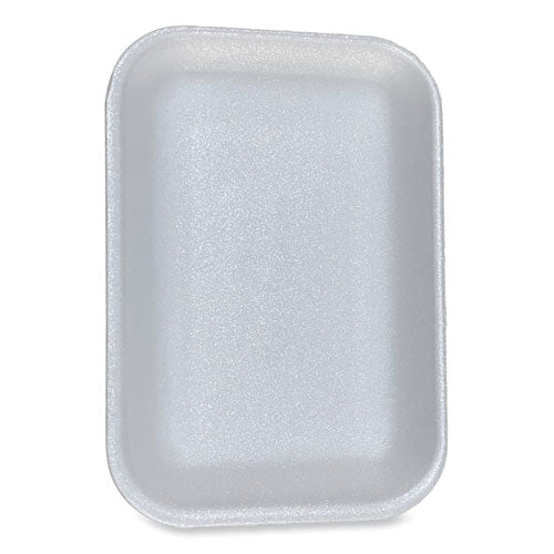 Image of GEN Meat Trays, #2, 8.5 x 6.03 x 1.11, White, Foam, 500/Carton