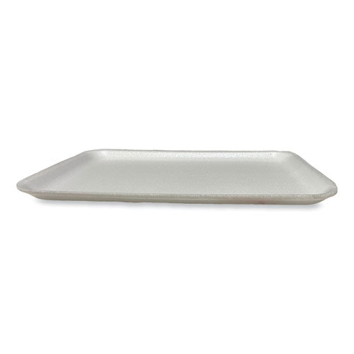 Image of GEN Meat Trays, 13.81 x 9.25 x 0.71, White, Foam, 100/Carton