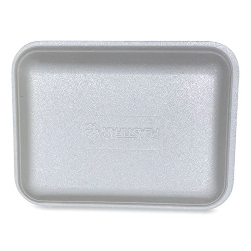 Image of GEN Meat Trays, #3P, 8.7 x 6.6 x 1.1, White, Foam, 400/Carton