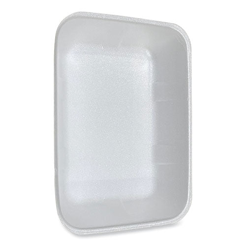 Image of GEN Meat Trays, #20K, 12 x 8.7 x 2.45, White, Foam, 125/Carton