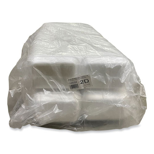 Image of GEN Meat Trays, #2D, 8.56 x 6.1 x 1.2, White, Foam, 500/Carton