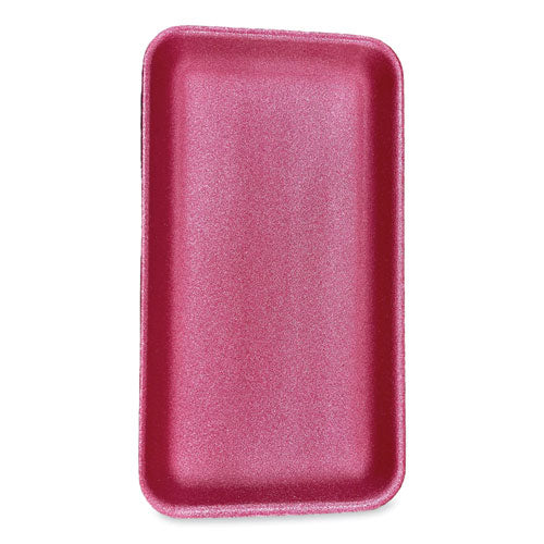 Image of GEN Meat Trays, #1525, 14.5 x 8 x 0.75, Pink, Foam, 250/Carton