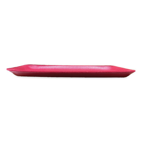 Image of GEN Meat Trays, #1525, 14.5 x 8 x 0.75, Pink, Foam, 250/Carton