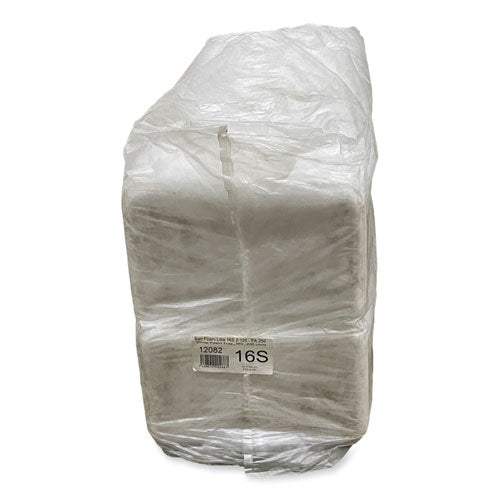 Image of GEN Meat Trays, #16S, 11.63 x 7.25 x 0.54, White, Foam, 250/Carton