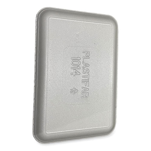 Image of GEN Meat Trays, 13.81 x 9.25 x 0.71, White, Foam, 100/Carton