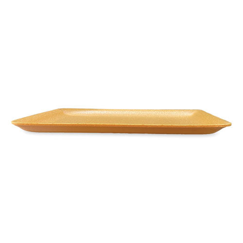Image of GEN Meat Trays, #9P, 12.25 x 9.25 x 0.62, Yellow, Foam, 200/Carton