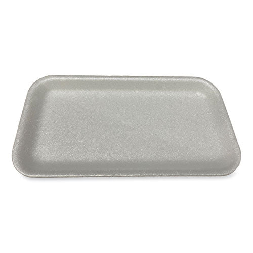 Image of GEN Meat Trays, #17S, 8.5 x 4.69 x 0.64, White, Foam, 500/Carton