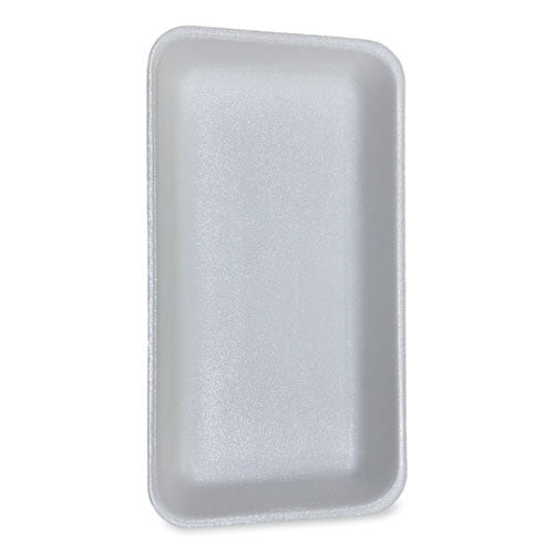 Image of GEN Meat Trays, #15P, 14.44 x 7.88 x 1.37, White, Foam, 200/Carton