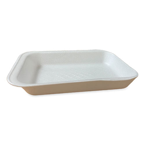 Image of GEN Meat Trays, #2D, 8.56 x 6.1 x 1.2, White, Foam, 500/Carton
