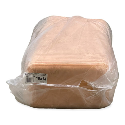 Image of GEN Meat Trays, 13.81 x 9.25 x 2.7, Yellow, Foam, 100/Carton