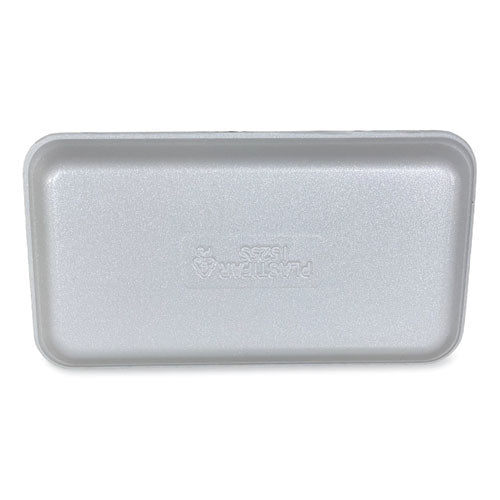 Image of GEN Meat Trays, #1525, 14.5 x 8 x 0.75, White, Foam, 250/Carton