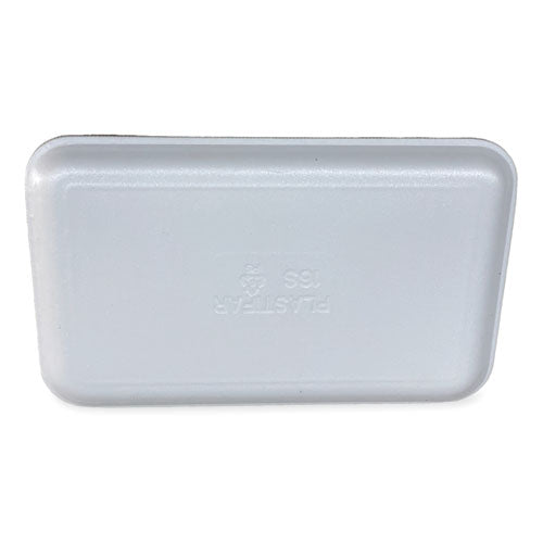 Image of GEN Meat Trays, #16S, 11.63 x 7.25 x 0.54, White, Foam, 250/Carton