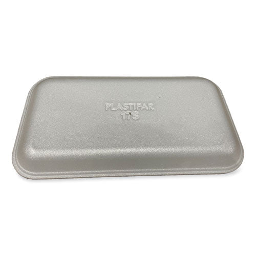 Image of GEN Meat Trays, #17S, 8.5 x 4.69 x 0.64, White, Foam, 500/Carton