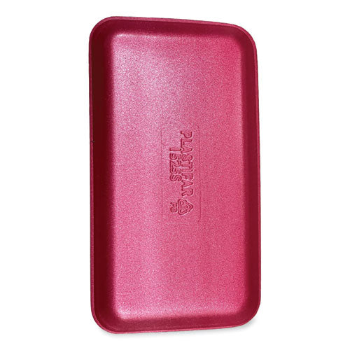 Image of GEN Meat Trays, #1525, 14.5 x 8 x 0.75, Pink, Foam, 250/Carton