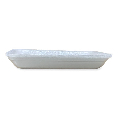 Image of GEN Meat Trays, #3P, 8.7 x 6.6 x 1.1, White, Foam, 400/Carton