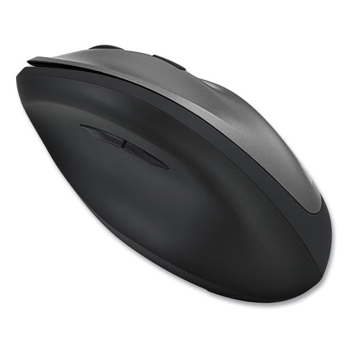 Image of Adesso Imouse A20 Antimicrobial Vertical Wireless Mouse, 2.4 Ghz Frequency/33 Ft Wireless Range, Right Hand Use, Black/granite