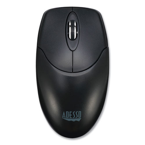 Image of Adesso Imouse M60 Antimicrobial Wireless Mouse, 2.4 Ghz Frequency/30 Ft Wireless Range, Left/right Hand Use, Black
