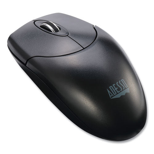 Image of Adesso Imouse M60 Antimicrobial Wireless Mouse, 2.4 Ghz Frequency/30 Ft Wireless Range, Left/right Hand Use, Black