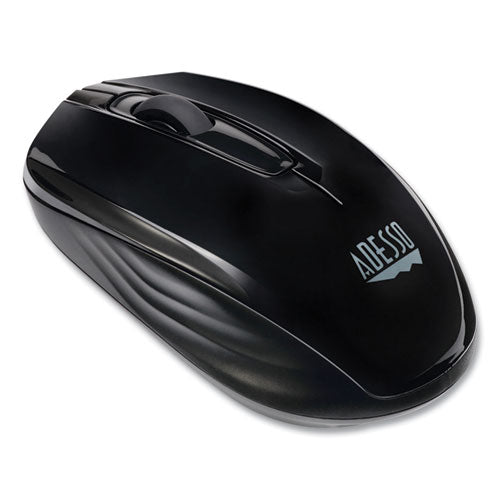 Image of Adesso Imouse S50 Wireless Mini Mouse, 2.4 Ghz Frequency/33 Ft Wireless Range, Left/right Hand Use, Black