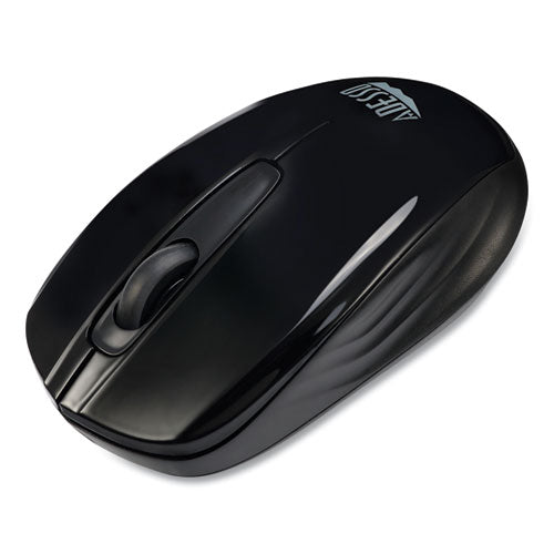 Image of Adesso Imouse S50 Wireless Mini Mouse, 2.4 Ghz Frequency/33 Ft Wireless Range, Left/right Hand Use, Black