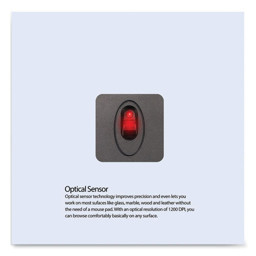 Image of Adesso Imouse S50 Wireless Mini Mouse, 2.4 Ghz Frequency/33 Ft Wireless Range, Left/right Hand Use, Black