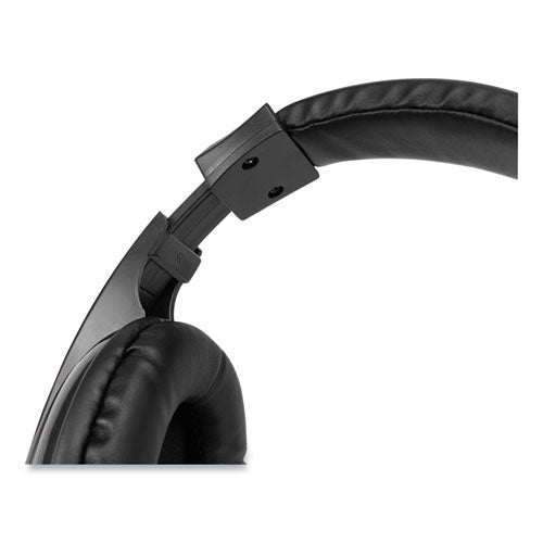 Image of Adesso Xtream H5 Binaural Over The Head Multimedia Headset with Mic, Black