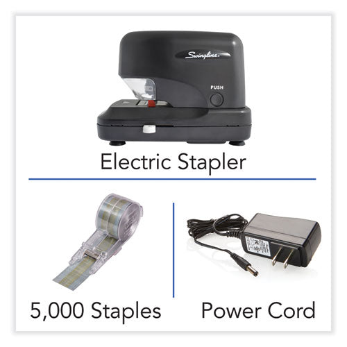 Image of Swingline® High-Volume Electric Stapler, 30-Sheet Capacity, Black