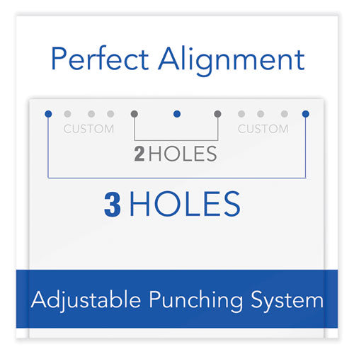 Image of Swingline® 12-Sheet Lighttouch Desktop Two- To Three-Hole Punch, 9/32" Holes, Black/silver
