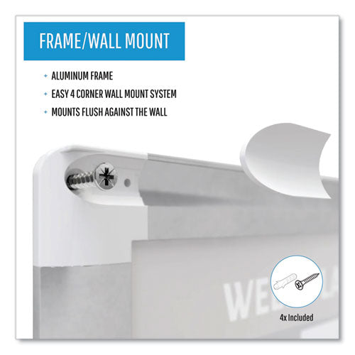 Image of MasterVision® In-Out Magnetic Dry Erase Board, 18-Person Tracking, 36" x 24", White Surface, Satin Aluminum Frame