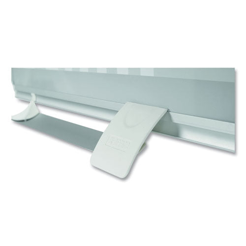 Image of MasterVision® In-Out Magnetic Dry Erase Board, 18-Person Tracking, 36" x 24", White Surface, Satin Aluminum Frame