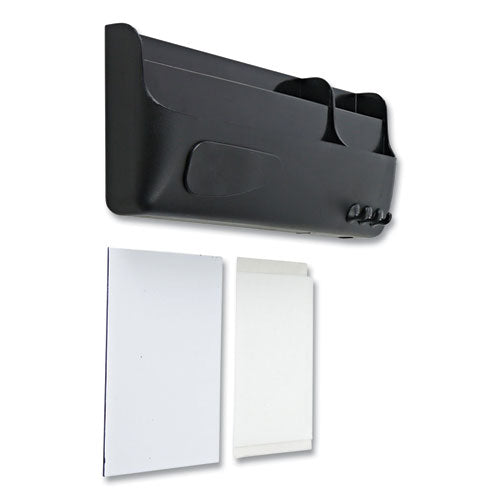Image of MasterVision® Magnetic SmartBox Organizer, 9" x 4" x 4", Black