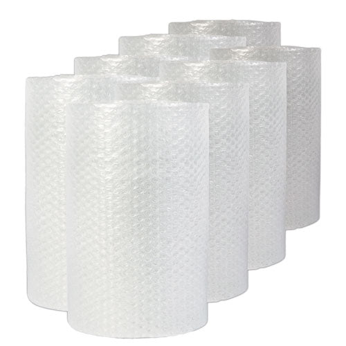 Image of Universal® Bubble Packaging, 0.19" Thick, 24" x 50 ft, Perforated Every 24", Clear, 8/Carton
