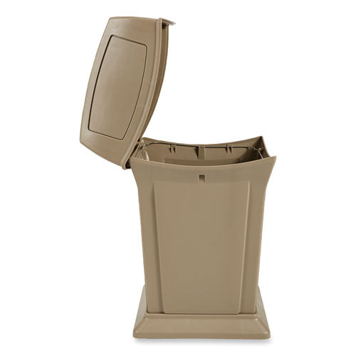 Image of Rubbermaid® Commercial Ranger Fire-Safe Container, Two Doors, 45 gal, Structural Foam, Beige