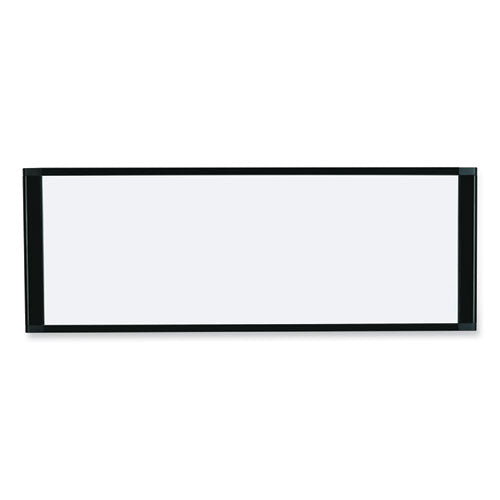 Image of MasterVision® Cubicle Workstation Dry Erase Board, 36" x 18", White Surface, Black Aluminum Frame