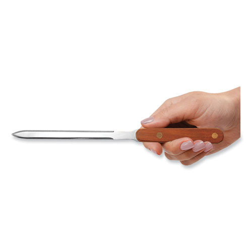 Image of Westcott® Hand Letter Opener with Wood Handle, 9"