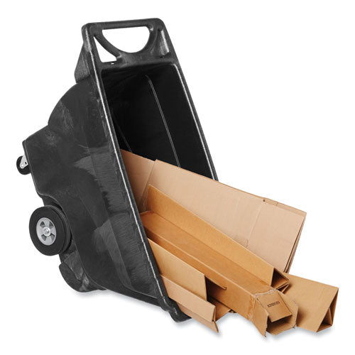 Image of Rubbermaid® Commercial 0.5 cu yd Structural Foam Tilt Truck, Standard Duty, 850 lb Capacity, Black