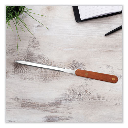Image of Westcott® Hand Letter Opener with Wood Handle, 9"