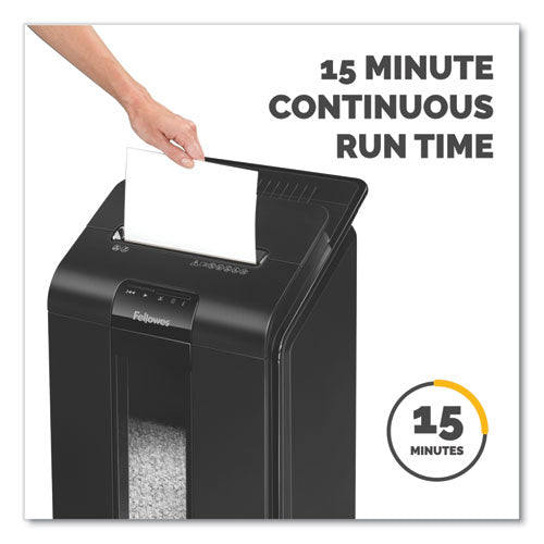 Image of Fellowes® Automax 100m Auto Feed Micro-Cut Shredder, 100 Auto/10 Manual Sheet Capacity