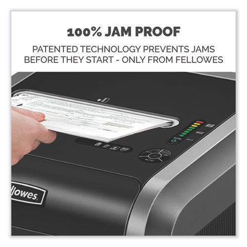 Image of Fellowes® Powershred 225ci 100% Jam Proof Cross-Cut Shredder, 22 Manual Sheet Capacity